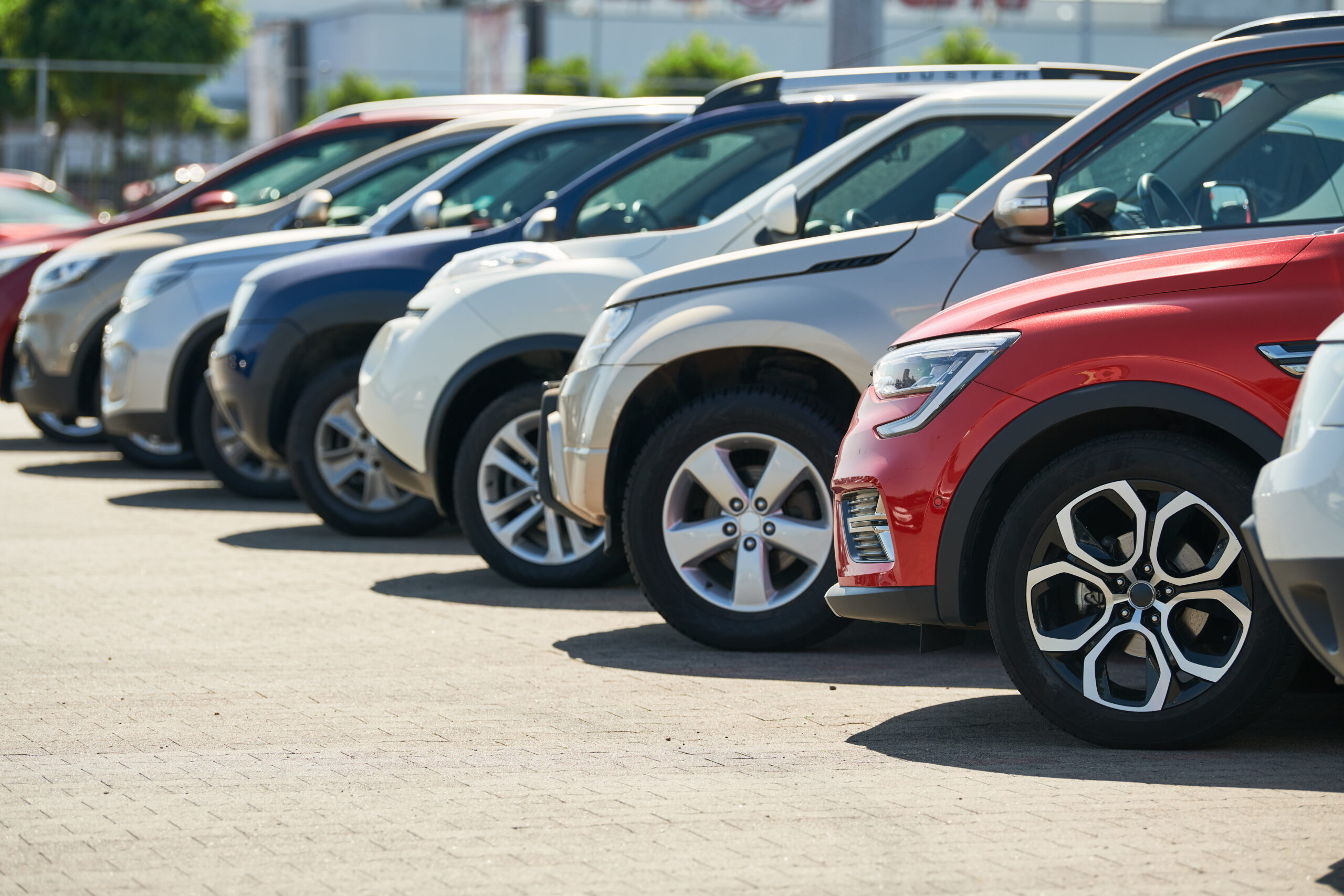 Cars ready for rental